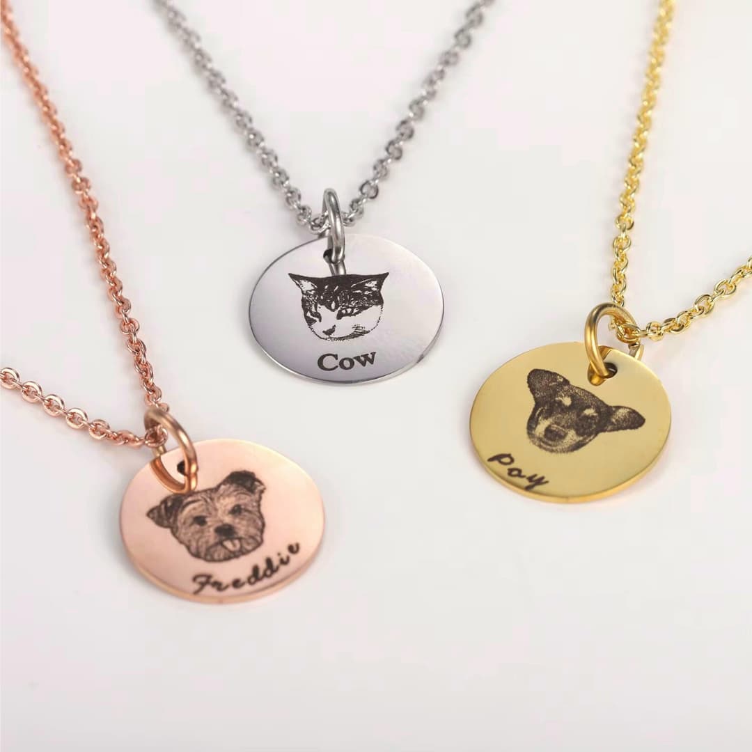 Individuelle Haustierkette Hunde und Katze 3 Stück 