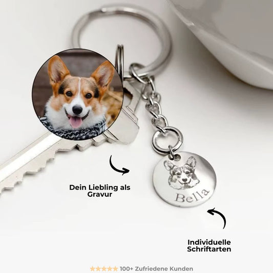INDIVIDUELLER HAUSTIER-SCHLÜSSELANHÄNGER